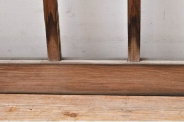アンティーク建具　大正ロマン　懐かしい雰囲気のガラス窓4枚セット(引き戸、ガラス戸)(R-068305)
