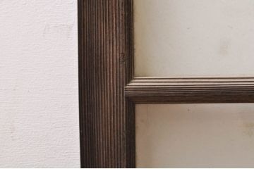 アンティーク建具　大正ロマン　懐かしい雰囲気のガラス窓3枚セット(引き戸、ガラス戸)(R-068308)