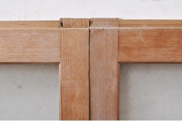 アンティーク建具　大正ロマン　懐かしい雰囲気のガラス窓3枚セット(引き戸、ガラス戸)(R-068308)