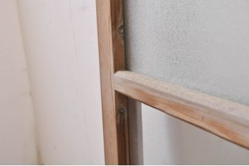 アンティーク建具　大正ロマン　懐かしい雰囲気のガラス窓3枚セット(引き戸、ガラス戸)(R-068308)