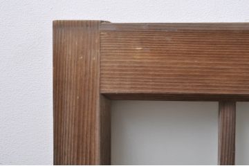 アンティーク建具　大正ロマンなお部屋作りにおすすめなガラス窓4枚セット(引き戸、ガラス戸)(R-068310)