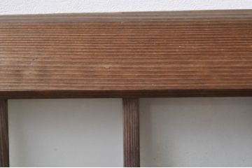 アンティーク建具　大正ロマンなお部屋作りにおすすめなガラス窓4枚セット(引き戸、ガラス戸)(R-068310)