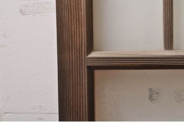 アンティーク建具　大正ロマンなお部屋作りにおすすめなガラス窓4枚セット(引き戸、ガラス戸)(R-068310)
