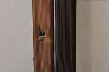 アンティーク建具　大正ロマンなお部屋作りにおすすめなガラス窓4枚セット(引き戸、ガラス戸)(R-068310)
