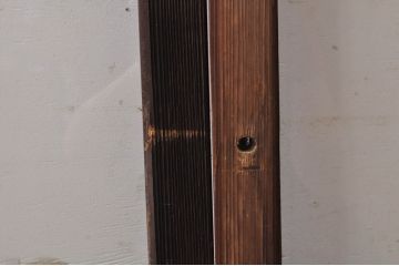 アンティーク建具　大正ロマンなお部屋作りにおすすめなガラス窓4枚セット(引き戸、ガラス戸)(R-068310)
