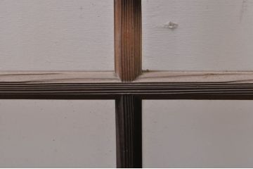 アンティーク建具　大正ロマンなお部屋作りにおすすめなガラス窓4枚セット(引き戸、ガラス戸)(R-068310)