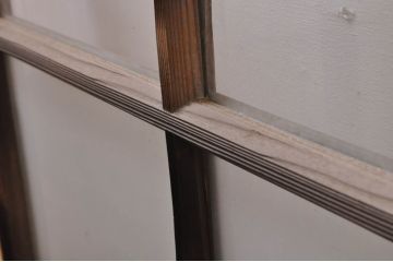 アンティーク建具　大正ロマンなお部屋作りにおすすめなガラス窓4枚セット(引き戸、ガラス戸)(R-068310)