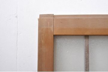 アンティーク建具　大正ロマンなお部屋作りにおすすめなガラス窓4枚セット(引き戸、ガラス戸)(R-068310)