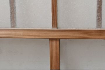 アンティーク建具　大正ロマンなお部屋作りにおすすめなガラス窓4枚セット(引き戸、ガラス戸)(R-068310)