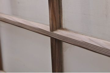 アンティーク建具　大正ロマンなお部屋作りにおすすめなガラス窓2枚セット(引き戸、ガラス戸)(R-068311)