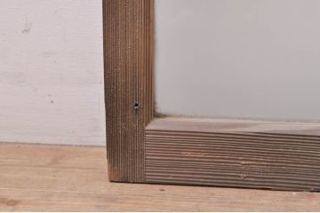 アンティーク建具　大正ロマンなお部屋作りにおすすめなガラス窓2枚セット(引き戸、ガラス戸)(R-068311)