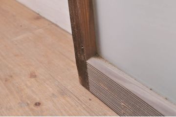 アンティーク建具　大正ロマンなお部屋作りにおすすめなガラス窓2枚セット(引き戸、ガラス戸)(R-068311)