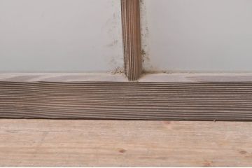 アンティーク建具　大正ロマンなお部屋作りにおすすめなガラス窓2枚セット(引き戸、ガラス戸)(R-068311)