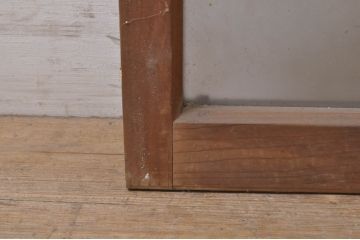アンティーク建具　大正ロマンの雰囲気を高めるガラス窓2枚セット(引き戸、ガラス戸)(R-068313)