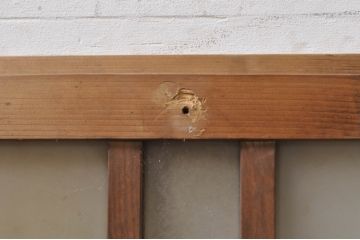 アンティーク建具　大正ロマンの雰囲気を高めるガラス窓2枚セット(引き戸、ガラス戸)(R-068313)