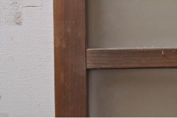 アンティーク建具　大正ロマンの雰囲気を高めるガラス窓2枚セット(引き戸、ガラス戸)(R-068313)