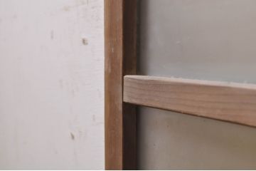 アンティーク建具　大正ロマンの雰囲気を高めるガラス窓2枚セット(引き戸、ガラス戸)(R-068313)