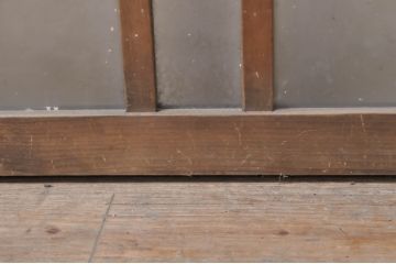 アンティーク建具　大正ロマンの雰囲気を高めるガラス窓2枚セット(引き戸、ガラス戸)(R-068313)