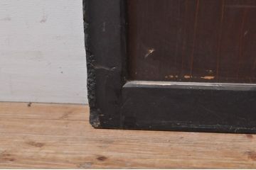 アンティーク建具　シックな空間作りにおすすめな帯戸2枚セット(引き戸、板戸)(R-068319)