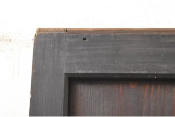 アンティーク建具　シックな空間作りにおすすめな帯戸2枚セット(引き戸、板戸)(R-068320)