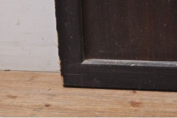 アンティーク建具　シックな空間作りにおすすめな帯戸2枚セット(引き戸、板戸)(R-068320)