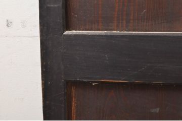 アンティーク建具　シックな空間作りにおすすめな帯戸2枚セット(引き戸、板戸)(R-068321)