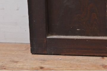 アンティーク建具　和の趣溢れる格子帯戸2枚セット(引き戸、格子戸)(R-068325)