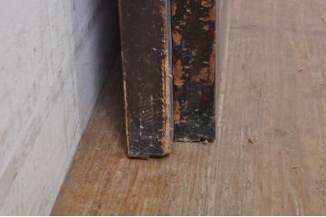 アンティーク建具　和の趣溢れる格子帯戸2枚セット(引き戸、格子戸)(R-068325)