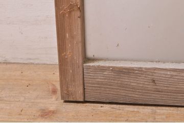 アンティーク建具　大正ロマン　どこか懐かしい雰囲気漂うガラス窓2枚セット(引き戸、ガラス戸)(R-068326)