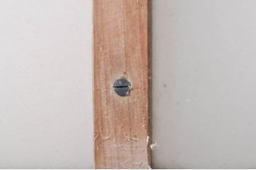 アンティーク建具　大正ロマン　どこか懐かしい雰囲気漂うガラス窓2枚セット(引き戸、ガラス戸)(R-068326)