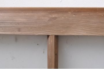アンティーク建具　大正ロマン　どこか懐かしい雰囲気漂うガラス窓4枚セット(引き戸、ガラス戸)(R-068327)