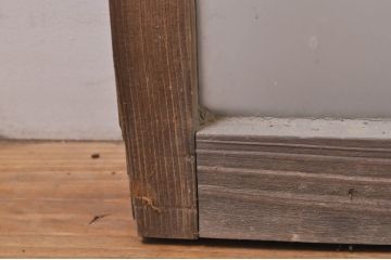 アンティーク建具　大正ロマン　どこか懐かしい雰囲気漂うガラス窓4枚セット(引き戸、ガラス戸)(R-068327)