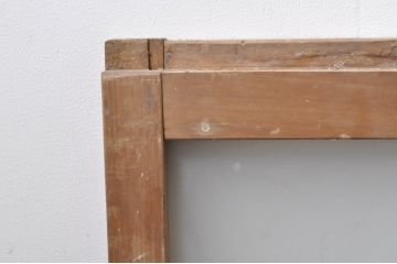 アンティーク建具　大正ロマン　どこか懐かしい雰囲気漂うガラス窓4枚セット(引き戸、ガラス戸)(R-068327)