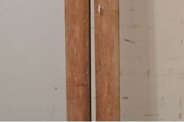 アンティーク建具　大正ロマン　どこか懐かしい雰囲気漂うガラス窓4枚セット(引き戸、ガラス戸)(R-068327)