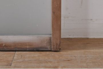 アンティーク建具　大正ロマン　どこか懐かしい雰囲気漂うガラス窓4枚セット(引き戸、ガラス戸)(R-068327)