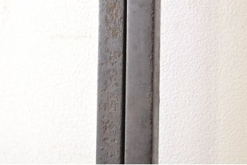 アンティーク雑貨　明治期　古い質感が味わい深い鉄製自在鉤(じざいかぎ)(R-068334)