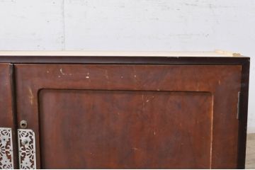 和製アンティーク　時を刻んだ風合いが魅力的な時代箪笥ローボード(テレビ台、テレビボード、ローチェスト、和箪笥、和たんす、引き出し、時代箪笥、整理箪笥)(R-068339)