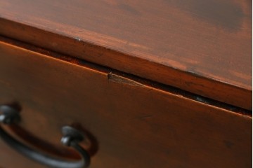 和製アンティーク　時代の流れを感じる風合いが魅力的な時代箪笥ローボード　(R-068344)