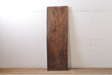 DIYTなどにおすすめ!　松材　味のある風合いが魅力的な古材(テーブル、展示台、陳列台、作業台、天板、材料、資材)(R-068369)