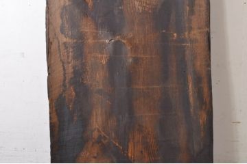 DIYTなどにおすすめ!　松材　味のある風合いが魅力的な古材(テーブル、展示台、陳列台、作業台、天板、材料、資材)(R-068369)