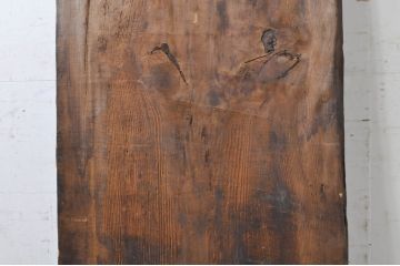 DIYTなどにおすすめ!　松材　味のある風合いが魅力的な古材(テーブル、展示台、陳列台、作業台、天板、材料、資材)(R-068369)