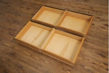 中古　美品　松本民芸家具　レア!洗練された佇まいのクリデンザサイドボード(クレデンザ、リビングボード、収納棚、引き出し、戸棚)(定価約100万円)(R-068374)