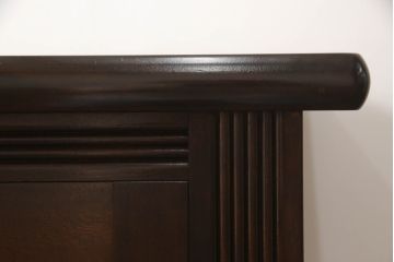 中古　美品　松本民芸家具　レア!洗練された佇まいのクリデンザサイドボード(クレデンザ、リビングボード、収納棚、引き出し、戸棚)(定価約100万円)(R-068374)