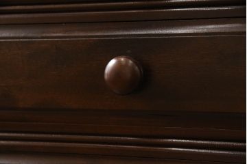 中古　美品　松本民芸家具　レア!洗練された佇まいのクリデンザサイドボード(クレデンザ、リビングボード、収納棚、引き出し、戸棚)(定価約100万円)(R-068374)