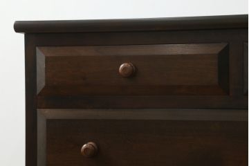 中古　美品　松本民芸家具　ドレッサーリメイク　シックな色合いが落ち着いた雰囲気を醸し出すサイドボード(サイドチェスト、ドレッシングチェスト、引き出し、テレビ台、テレビボード)(R-068376)