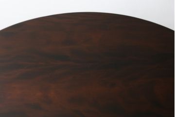 中古　美品　特大!!　特注　松本民芸家具　クラシカルな雰囲気が漂うE型ラウンドテーブル(ダイニングテーブル、丸テーブル、4人掛け)(R-068378)