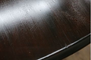 中古　美品　特大!!　特注　松本民芸家具　クラシカルな雰囲気が漂うE型ラウンドテーブル(ダイニングテーブル、丸テーブル、4人掛け)(R-068378)