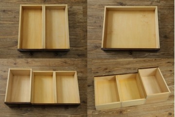 中古　絶版品　北海道民芸家具　風格漂う両袖ライティングビューロー　(R-068379)