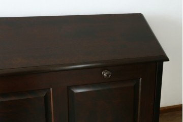 中古　絶版品　北海道民芸家具　風格漂う両袖ライティングビューロー　(R-068379)