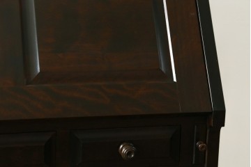 中古　絶版品　北海道民芸家具　風格漂う両袖ライティングビューロー　(R-068379)